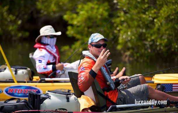 Kayak fishing comp brings nations together